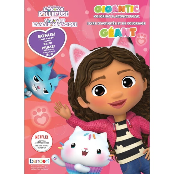 Gabby's Dollhouse Gigantic Coloring and Activity Book