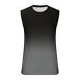 thumbnail image 5 of DPTALR Débardeur Sans Manches Dégradé pour Hommes Imprimé Non Positionné Col Rond T-shirt Sans Manches Décontracté Sport, 5 of 5