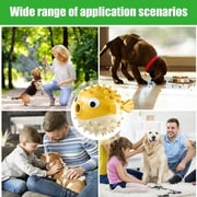 REK Dispensing Dog Toys Interactive Dog Chew Toys Dog Dispensing Toys Squeaky Dog Toys To Keep Them Busy