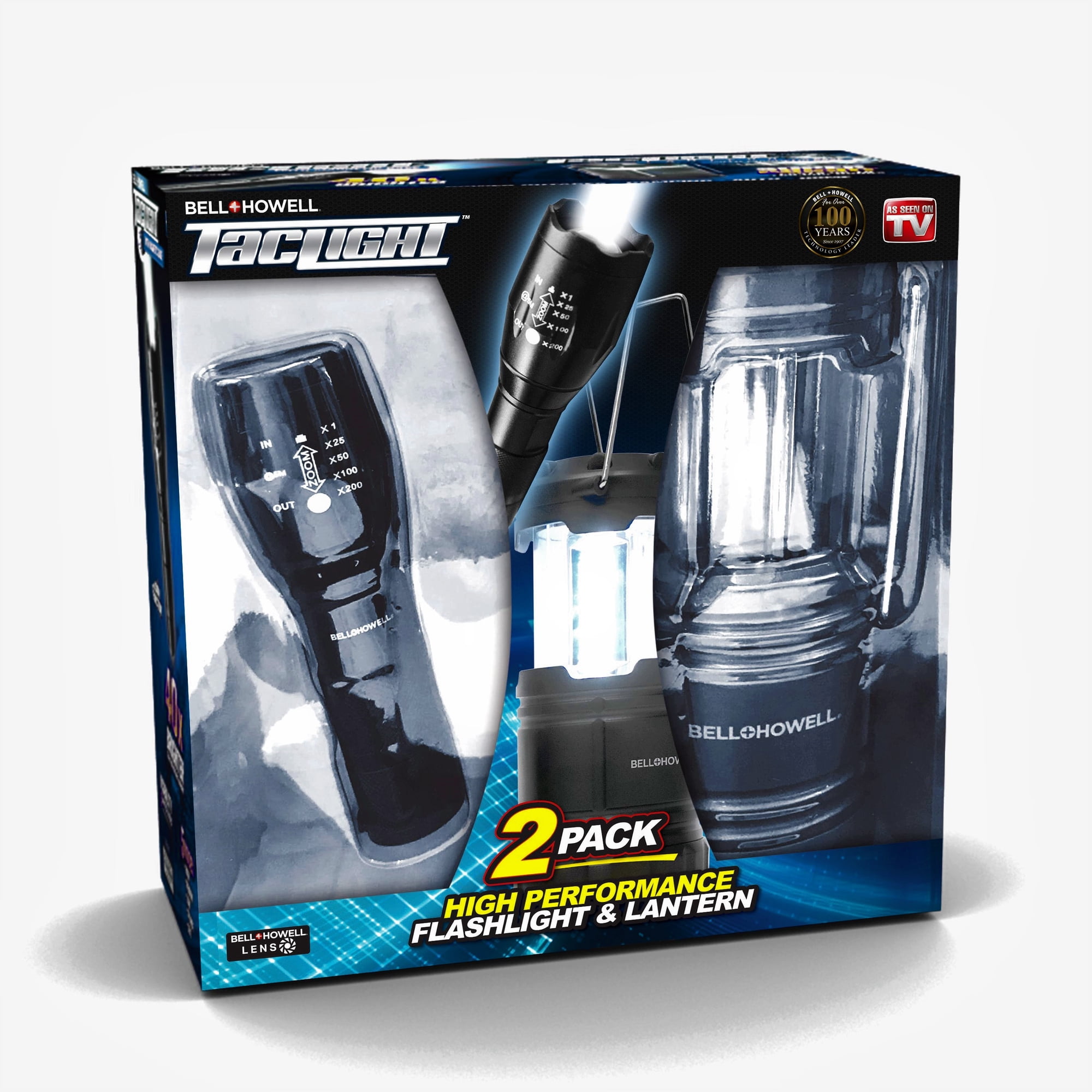 Bell And Howell Bell + Howell Taclight Flashlight And Lantern Ultimate Camping Bundle 6"