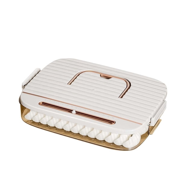 Binwennn Laundry Containers for Organizing Lunch Bowls for Adults Organizers inside Food Storage Container Dumpling Cookie Container Transparent Food Preservation For Kitchen And Refrigerator