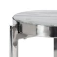 thumbnail image 5 of Kate and Laurel Aguilar Glam Drink Table, 8x8x23, Silver, 5 of 5