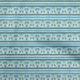 thumbnail image 1 of oneOone Rayon Turquoise Blue Fabric Asian Ornamental Tile Craft Projects Decor Fabric Printed By The Yard 56 Inch Wide, 1 of 4