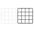 thumbnail image 1 of MERRYHAPY 2Pcs Black Iron Mesh Photo Frame Wall Hanging Decoration for Picture Display and Wall Decor, 1 of 8