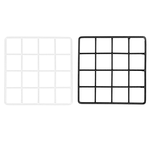 MERRYHAPY 2Pcs Black Iron Mesh Photo Frame Wall Hanging Decoration for Picture Display and Wall Decor