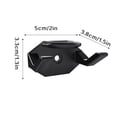 thumbnail image 3 of IMENGL Clearance! Delayuji Hat Rack for Wall Hat Hook for Baseball Caps Upgraded Adhesive Hat Holder Strong Hat Hooks for Ear Headbands（With A Screw and Adhesive Tape） One Size Multi-Color, 3 of 7