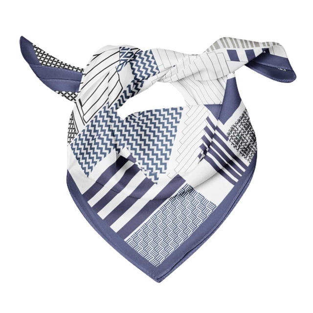 Bimba Womens Rectangular Printed Cotton Voile Scarf Neck Head Wrap-40 x 80 Inches