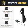 thumbnail image 3 of Tow Tuff TTF-08HD Porte-Pneu de Rechange Robuste, 3 of 11