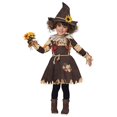 thumbnail image 2 of Girls Toddler Pumpkin Patch Scarecrow Costume, 2 of 4