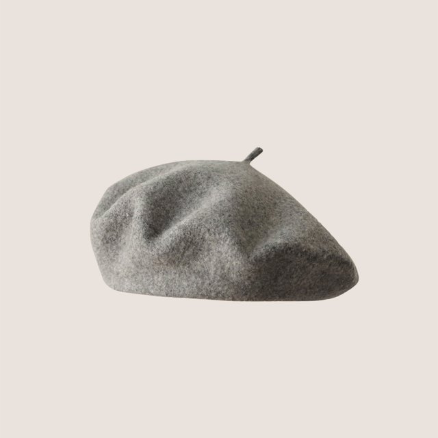 LinYooLi Hot Selling Autumn And Winter Wool Beret For Girls, Artistic And Retro, Versatile Korean Version Painter Hat, English Solid Color Felt Hat