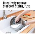 thumbnail image 4 of 2pcs Emery Sponge Kitchen Pot Brush with Handle, Rust Cleaning Tool Sink Pot Dish Scrubber Bathroom Decontamination Cleaning Brush, 4 of 5