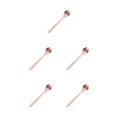 thumbnail image 2 of Redempat Cute Tea Spoon Exquisite Stainless Steel Spoon For Tea Drinking Teaware dog paw rose gold 1 5Set, 2 of 6