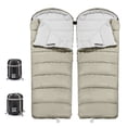 thumbnail image 2 of Double Persons Sleeping Bags For Adults Cold Weather 12°C- -18°C, 2 of 8