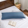 thumbnail image 2 of Bare Home Body Pillowcase - Envelope Closure - Ultra Soft - Double Brushed - Coronet Blue, 2 of 6