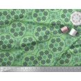 thumbnail image 2 of Soimoi Cotton Poplin Fabric Snowflake Artistic Decor Fabric Printed Yard 56 Inch Wide, 2 of 3