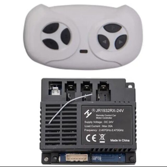 Bgsha Récepteur JR1932RX-24V pour Voiture Électrique pour Enfants 2.4G Télécommande Compatible Bluetooth