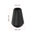 thumbnail image 2 of Unique Bargains Bell End Stopper Cord Rope Lock for Drawstring Bag, Golden Green Red Black White, 100 Pack, 2 of 5