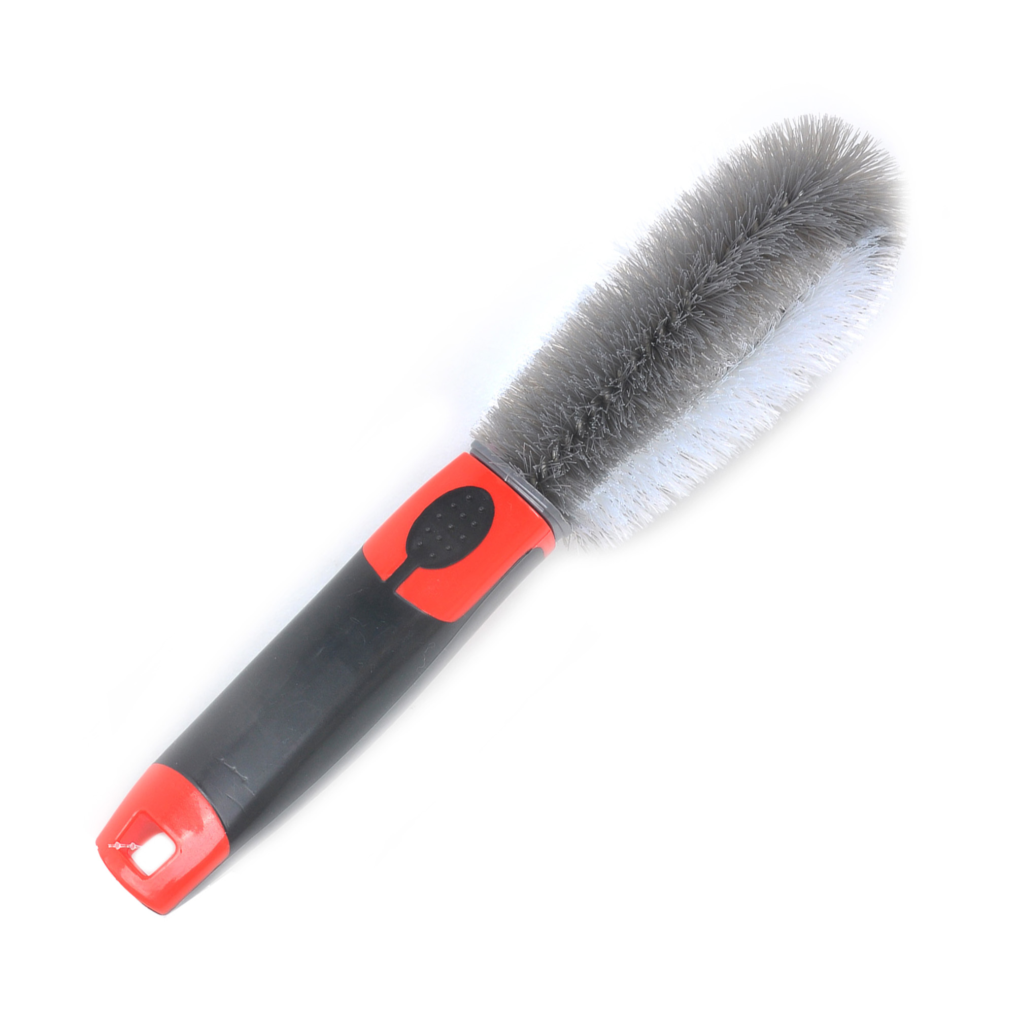 Prestige Series Brosse de nettoyage à double boucle pour roues et pneus d'automobile