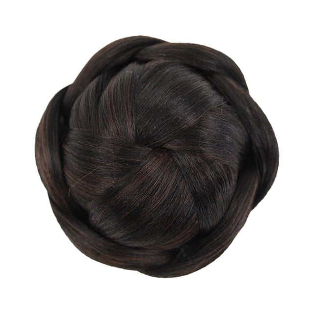 Chignon Tressé pour Extensions de Mariée à Clip, Postiche Chignon, Synt Prof Y8E0