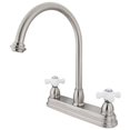thumbnail image 1 of Kingston Brass Kb3748Px 8 Inch Center Kitchen Faucet Without Sprayer - Satin Nickel Finish, 1 of 2