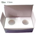 thumbnail image 3 of LEFU Coin Collection Storage Box Set - 12 Sizes Cardboard Holders Optional for Stamps & Coins, White Square Protective Cases, 50 Sheets per Box, Ideal for Collectors, 3 of 9