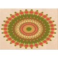 thumbnail image 1 of Ahgly Company Machine Washable Indoor Rectangle Transitional Dark Bisque Brown Area Rugs, 5' x 7', 1 of 7