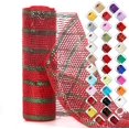 thumbnail image 1 of Mesh Ribbon for Wreaths 10 Inch x 30 Foot Wreath Mesh Rolls with Shiny Metallic Foil for Easter Christmas Party Wedding Home Decor DIY Craft Projects and Gift Wrapping, 1 of 7