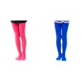 thumbnail image 1 of 2 Pack(Watermelon Red 1PCS & BU2 1PCS) Multipack Leggings Pantihose Bottom 12 Stretchy Basic Full Length Ballet Dance Pants Pantyhose for Spring Summer Stocking, 1 of 4