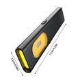 thumbnail image 3 of Hearth & Gear Compact Mode Pocket LED Flashlight 2025 Rechargeable Small Flat Flashlight EDC Flashlight With Red Blue Strobe Base Hat Clothes Clip Reading Headlamp Track Light Heads Stainless Camp, 3 of 7