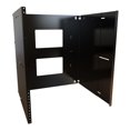 thumbnail image 1 of APB19021BK1 - WALL MOUNT BRACKET 12U 12-18IN ADJUSTABLE DEPTH 19(W)X21IN(H), 1 of 1