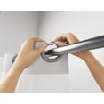 thumbnail image 2 of Zenna Home InstaCurtain Fabric Hotel Shower Curtain, White, 2 of 5