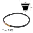 thumbnail image 2 of Unique Bargains B-838 V-Belts Drive Belt, Neoprene Rubber, for Power Transmission, 838mm Inner Girth, 2 of 6