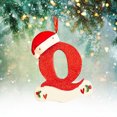 thumbnail image 4 of Agiferg Christmas Little Red Hat Letter Pendant DIY Writable Name 26 Letter Pendant 5PCS, 4 of 5