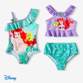 thumbnail image 3 of Disney Disney princess Sibling Matching Ariel Shinning Star pattern Design Swimming suit, 3 of 7