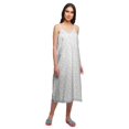 thumbnail image 3 of Moomaya Robe de Nuit Imprimée pour Femmes, Col en V, Bretelles Spaghetti, 3 of 6