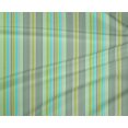 thumbnail image 3 of oneOone Tissu Lycra Polyester Multicolor Stripe Print Tissu BTY 56 Pouces de Large, 3 of 3