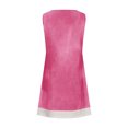 thumbnail image 3 of FAIWAD Robe Boutonnée pour Femmes Col Ras du Cou Sans Manches Robe Trapèze Filles Été Décontractée Ample Midi Robe d'Été, 3 of 5