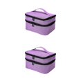 thumbnail image 1 of Thinsony Nail Polish Organizer Bag Sturdy Durable And Designed With In Mind Widely Uesd violet 2Set, 1 of 6