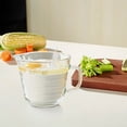 thumbnail image 4 of EGNMCR Tasse à Mesurer Moderne Transparente pour Pâtisserie Tasse de Cuisson en Verre Compatible Micro-Ondes avec Poignée Bol de Cuisson pour Cuisine Familiale Tasse à Mesurer pour Pâtisserie, 4 of 9