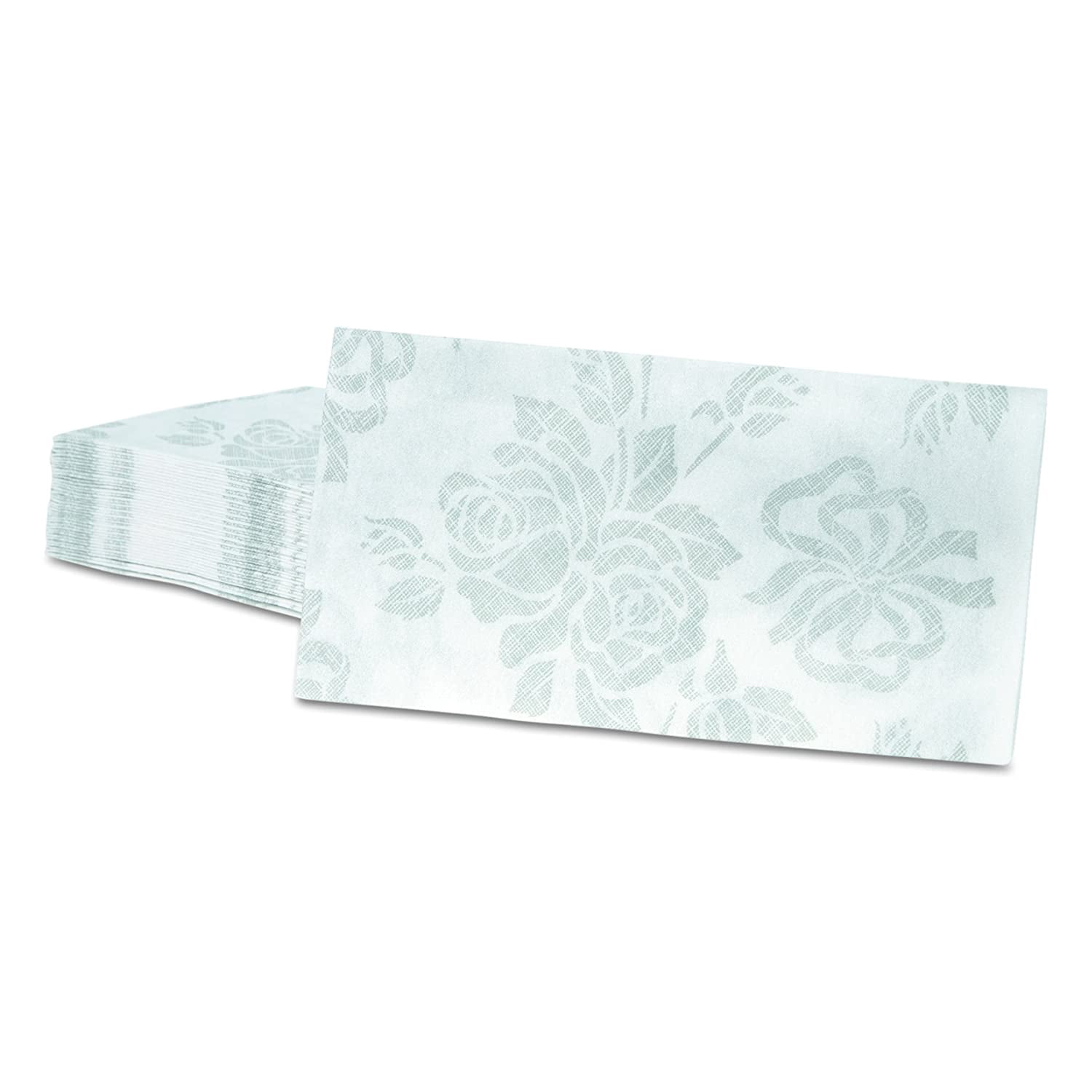 Linen-Like 856513 Prestige Guest Paper Towel, 1/6 Fold, 12-Inch Width x 17-Inch Length, Silver (Pack of 500)