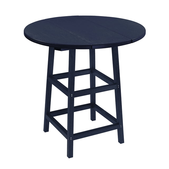 Capterra Casual 32" Round Table Top with 40" Legs - Atlantic Navy