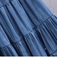 thumbnail image 5 of Jupe Décontractée à Taille Élastique pour Filles - Polyester, Âges 5-12 Ans, à Paire avec Espadrilles, 5 of 5