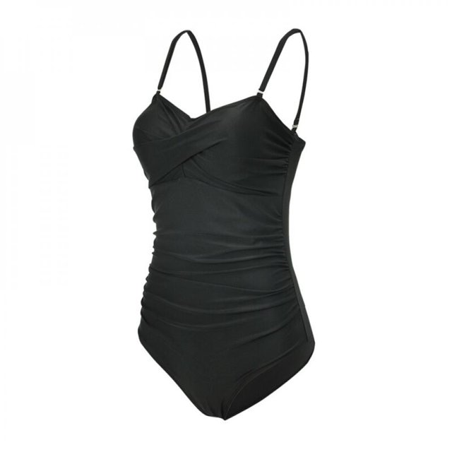 Women‘s Summer One Piece Tummy Control Swimwear Boyleg Ruched Swimsuit Stripes XL