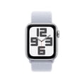 thumbnail image 2 of Apple Watch SE GPS 44mm Silver Aluminium Case with Blue Cloud Sport Loop, 2 of 8