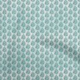 thumbnail image 1 of oneOone Rayon Sea Green Fabric Asian Dabu Craft Projects Decor Fabric Printed By The Yard 56 Inch Wide, 1 of 4