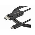 thumbnail image 3 of StarTech.com 3ft (1m) USB C to DisplayPort 1.2 Cable 4K 60Hz, Bidirectional DP to USB-C or USB-C to DP Reversible Video Adapter Cable, HBR2/HDR, USB Type C/Thunderbolt 3 Monitor Cable - 4K USB-C to DP Cable - DisplayPort cable - 24 pin USB-C (M) to DisplayPort (F) - USB 3.1 / Thunderbolt 3 / DisplayPort 1.2 - 3.3 ft - 4K support, active - black, 3 of 7