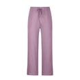 thumbnail image 4 of EGNMCR Pantalon pour Homme Pantalon en Lin Pantalon Habillé pour Homme Pantalon de Plage Pantalon pour Homme, 4 of 7