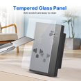 thumbnail image 2 of Mistaha Multi-functional Smart Wall Light Switch with Type-C/USB/US Plug Outlets, WiFi Control, Tempered Glass Panel, Timer, and Group Sharing - Black US Plug 1 Way, 2 of 7