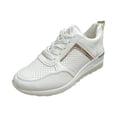 thumbnail image 2 of Babysbule Chaussures pour Femmes en Liquidation, Chaussures Plates-Formes Décontractées à Lacets à Talon Compensé à Paillettes Chaussures Simples Espadrilles Femmes, 2 of 3