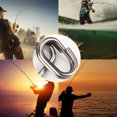 thumbnail image 3 of Greensen 100Pcs Stainless Steel Oval Split Rings Swivel Snap Carp Fishing Tackle Connector, Fishing Tackle, Fishing Split Rings, 3 of 8